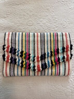 Lovestitch Purse Colorful Woven bohemian Clutch Purse~cottage core🦋